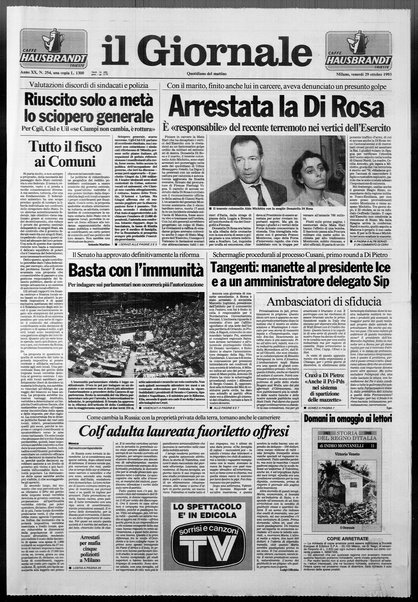 Il giornale : quotidiano del mattino